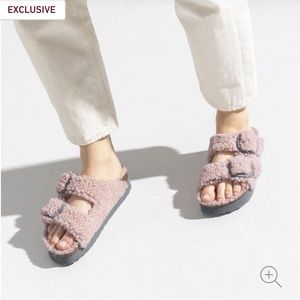 The iconic Arizona two strap Birkenstock sandal.